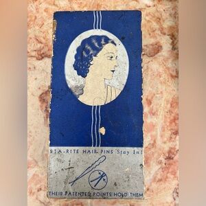 Vintage Sta-Rite Hair Pins Packaging